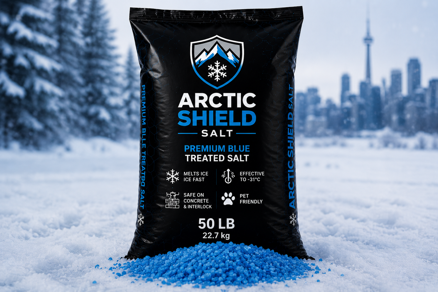 50 Lb Premium Blue Treated Salt Bag
